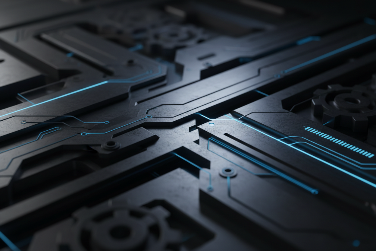 Modern Industrial Abstract Background
